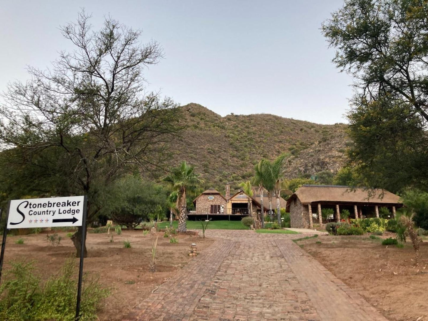 Stonebreaker Country Lodge Oudtshoorn Western Cape South Africa Cactus, Plant, Nature, Palm Tree, Wood, Sign, Text