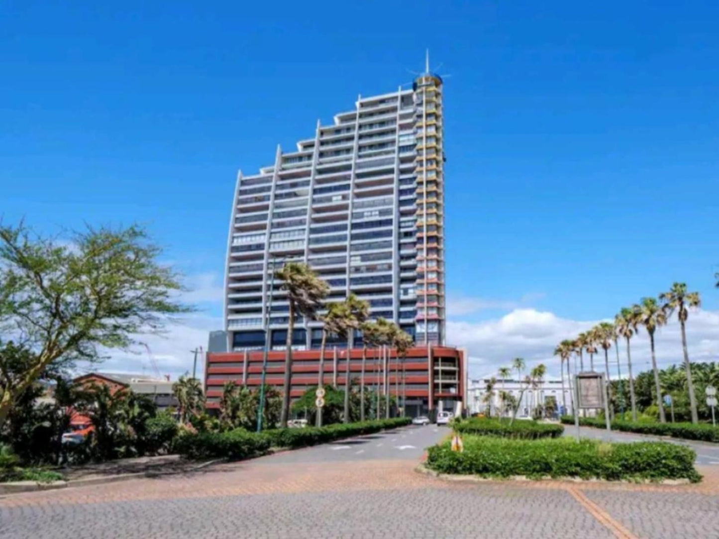 Sun N Sea Apartments Ushaka Durban Kwazulu Natal South Africa Palm Tree, Plant, Nature, Wood, Skyscraper, Building, Architecture, City