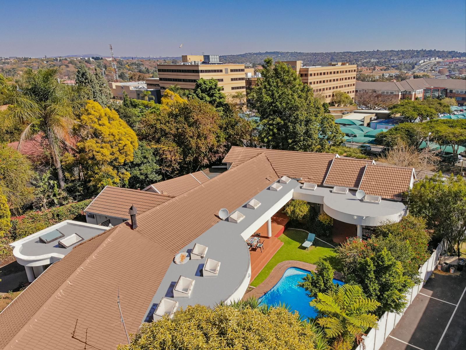 Sunninghill Recovery Lodge, House, Building, Architecture, Aerial Photography, Swimming Pool