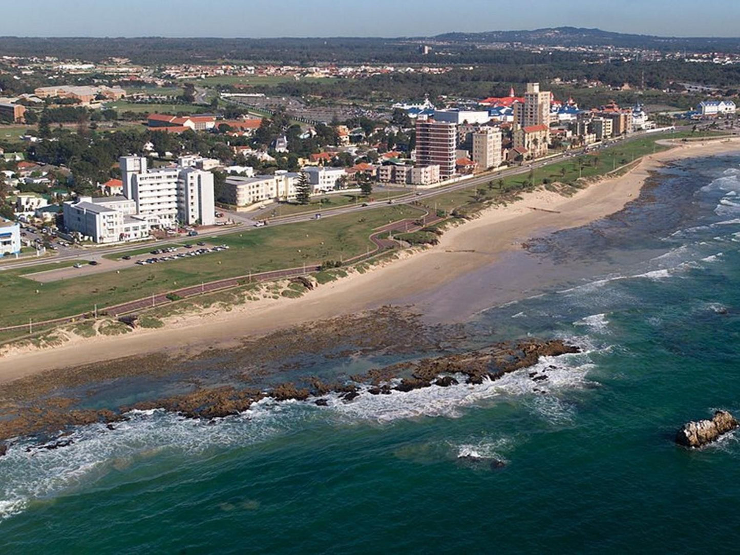 Sunset Events And Accommodation Summerstrand Port Elizabeth Eastern Cape South Africa Beach, Nature, Sand, Tower, Building, Architecture, Aerial Photography