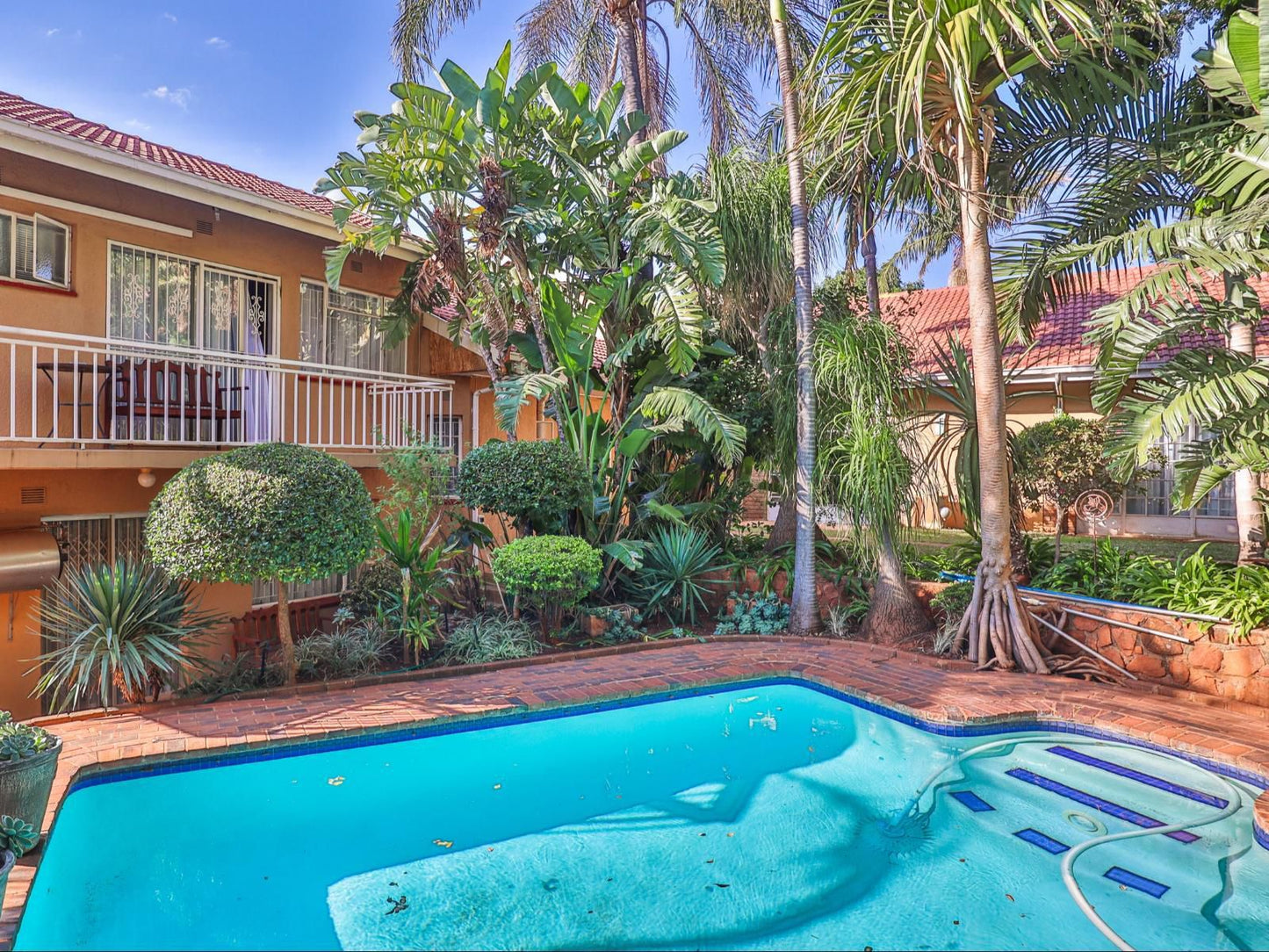 Sunset Ridge Guest House, House, Building, Architecture, Palm Tree, Plant, Nature, Wood, Swimming Pool