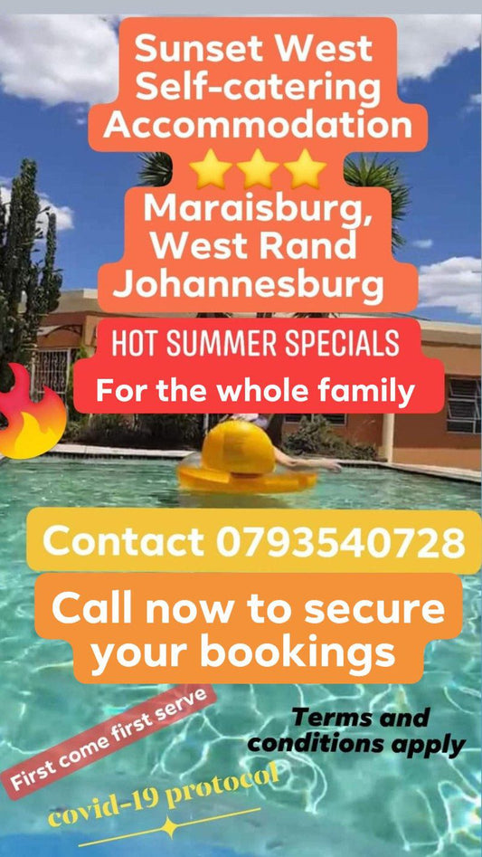 Sunset West Self Catering Guest House Florida Gauteng Johannesburg Gauteng South Africa Complementary Colors, Swimming Pool