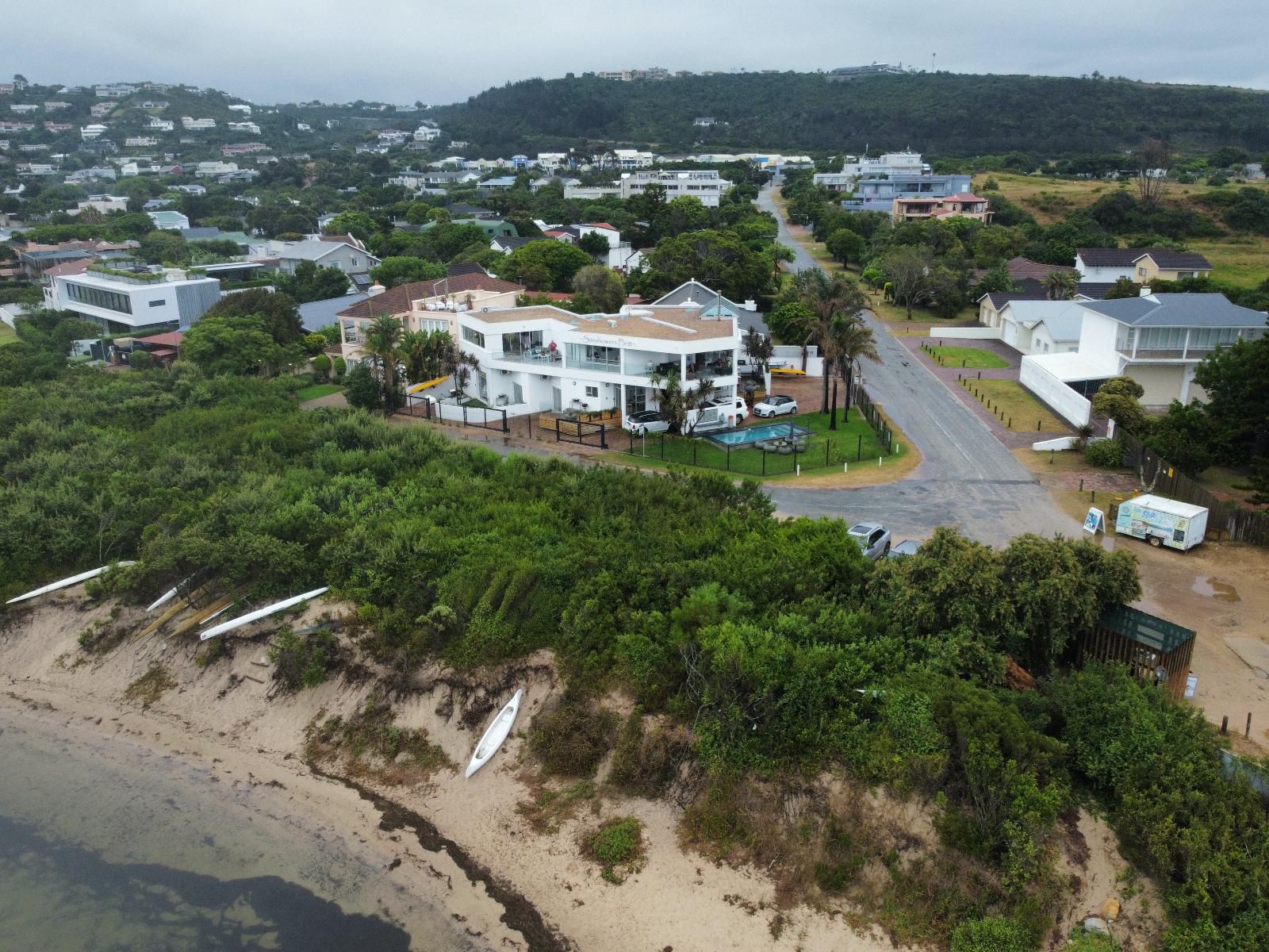 Sunshowers Plett Plettenberg Bay Western Cape South Africa Beach, Nature, Sand, House, Building, Architecture, Island, Palm Tree, Plant, Wood, Aerial Photography