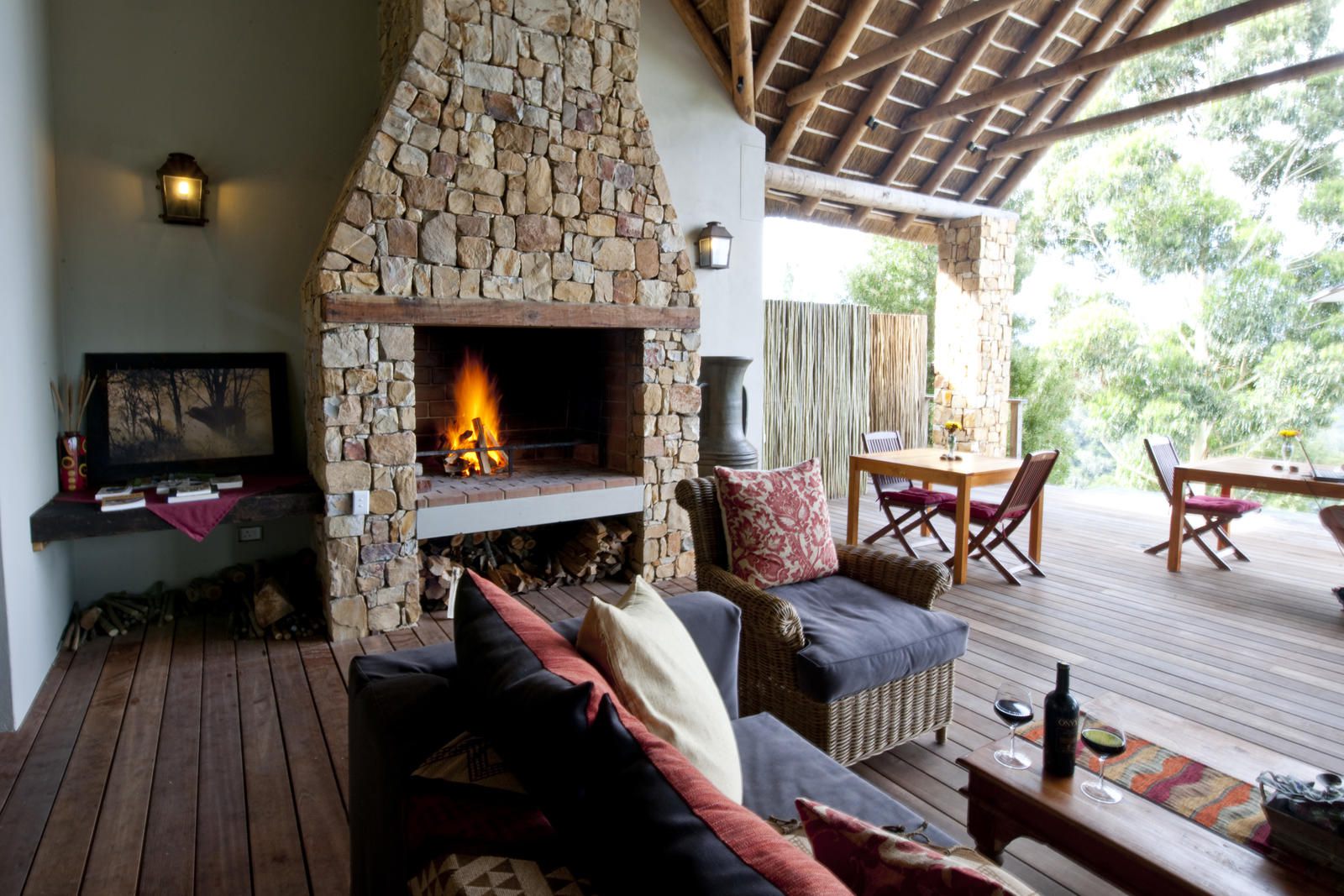 Tamodi Lodge And Stables Plettenberg Bay Western Cape South Africa Fire, Nature, Fireplace, Living Room