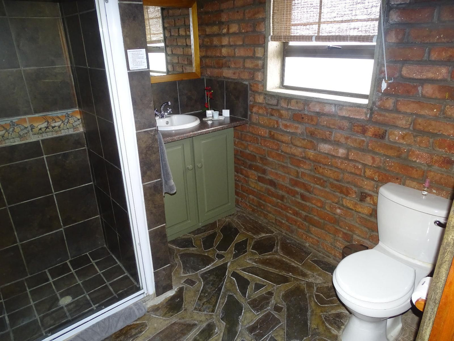 Ter Lemveli Lodge Beaufort West Western Cape South Africa Bathroom, Brick Texture, Texture