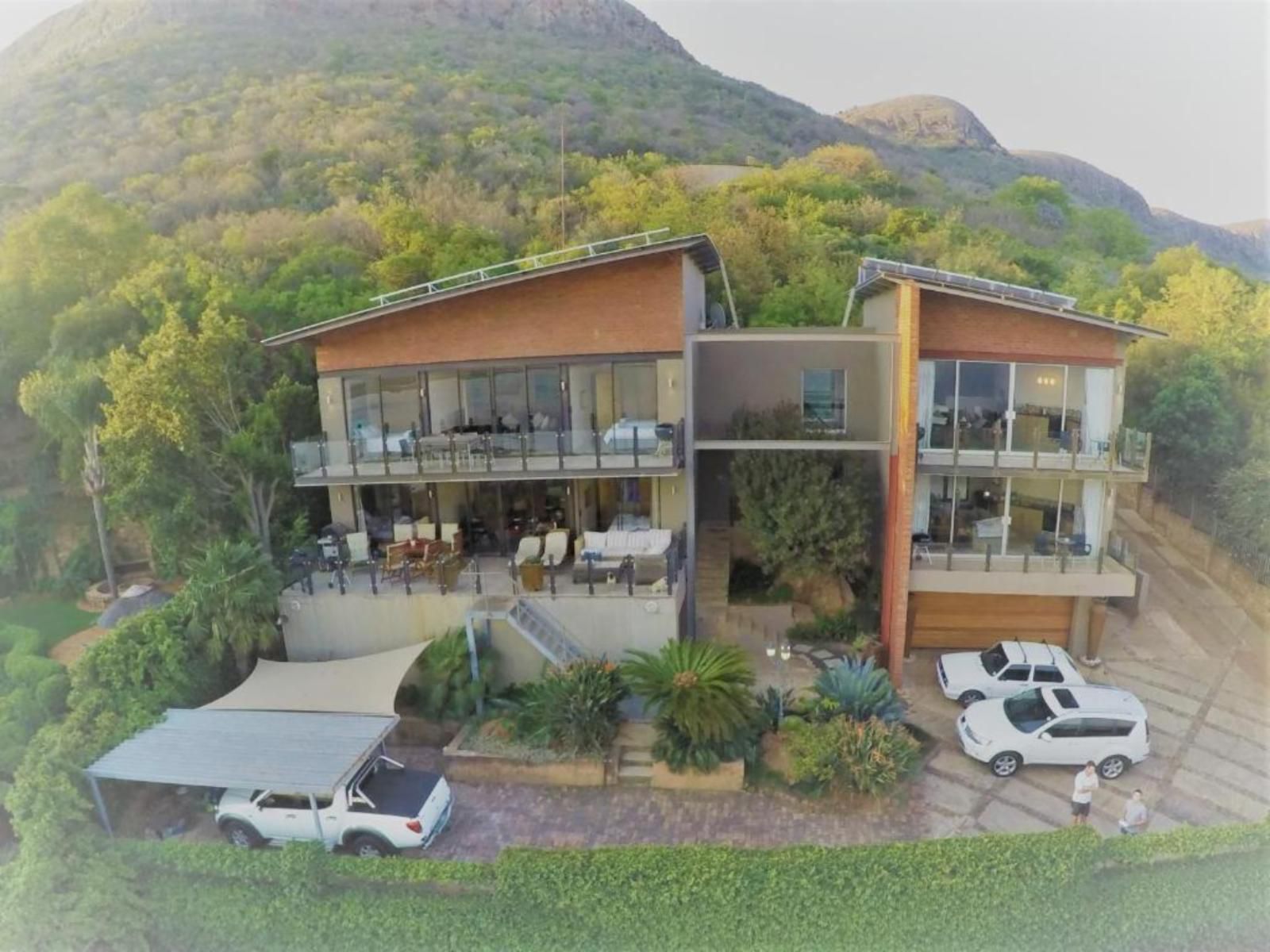 Thatchview Hartbeespoort North West Province South Africa House, Building, Architecture, Palm Tree, Plant, Nature, Wood