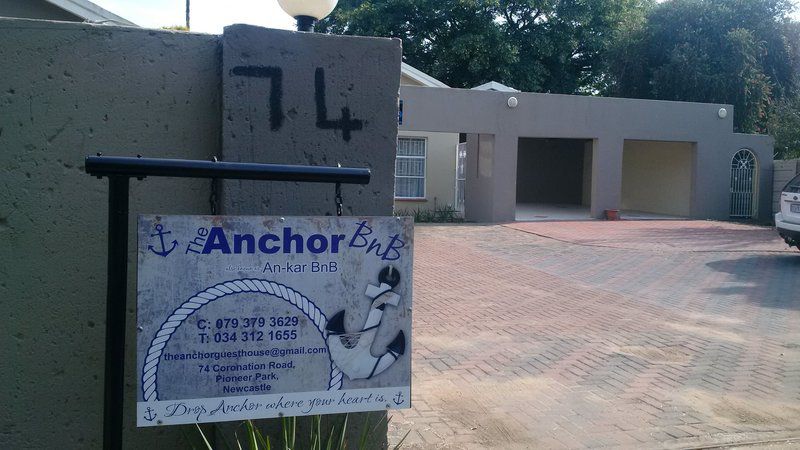 The Anchor Bandb Pioneer Park Newcastle Kwazulu Natal South Africa Boat, Vehicle, House, Building, Architecture, Sign, Text, Wall, Ball Game, Sport, Brick Texture, Texture, Sailing, Water Sport, Waters, Nature