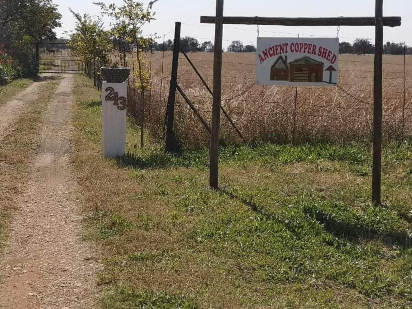 The Ancient Copper Shed Potchefstroom North West Province South Africa Field, Nature, Agriculture, Sign