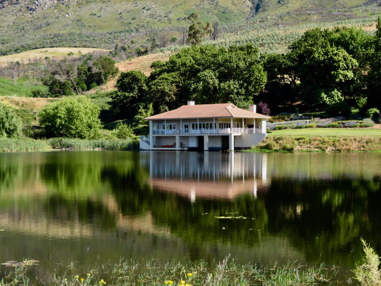 The Boathouse At Oakhurst Olives Tulbagh Western Cape South Africa Lake, Nature, Waters, River, Highland