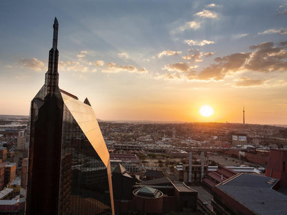 The Franklin Loft Apartment Newtown Johannesburg Gauteng South Africa Building, Architecture, Sky, Nature, Skyscraper, City, Sunset