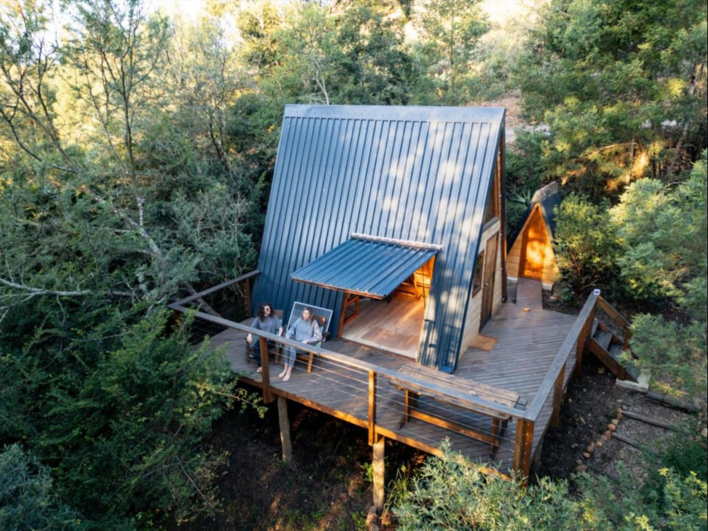 The Gaia Sanctuary, Family A-Frame Cabin, Autumn, Nature, Person