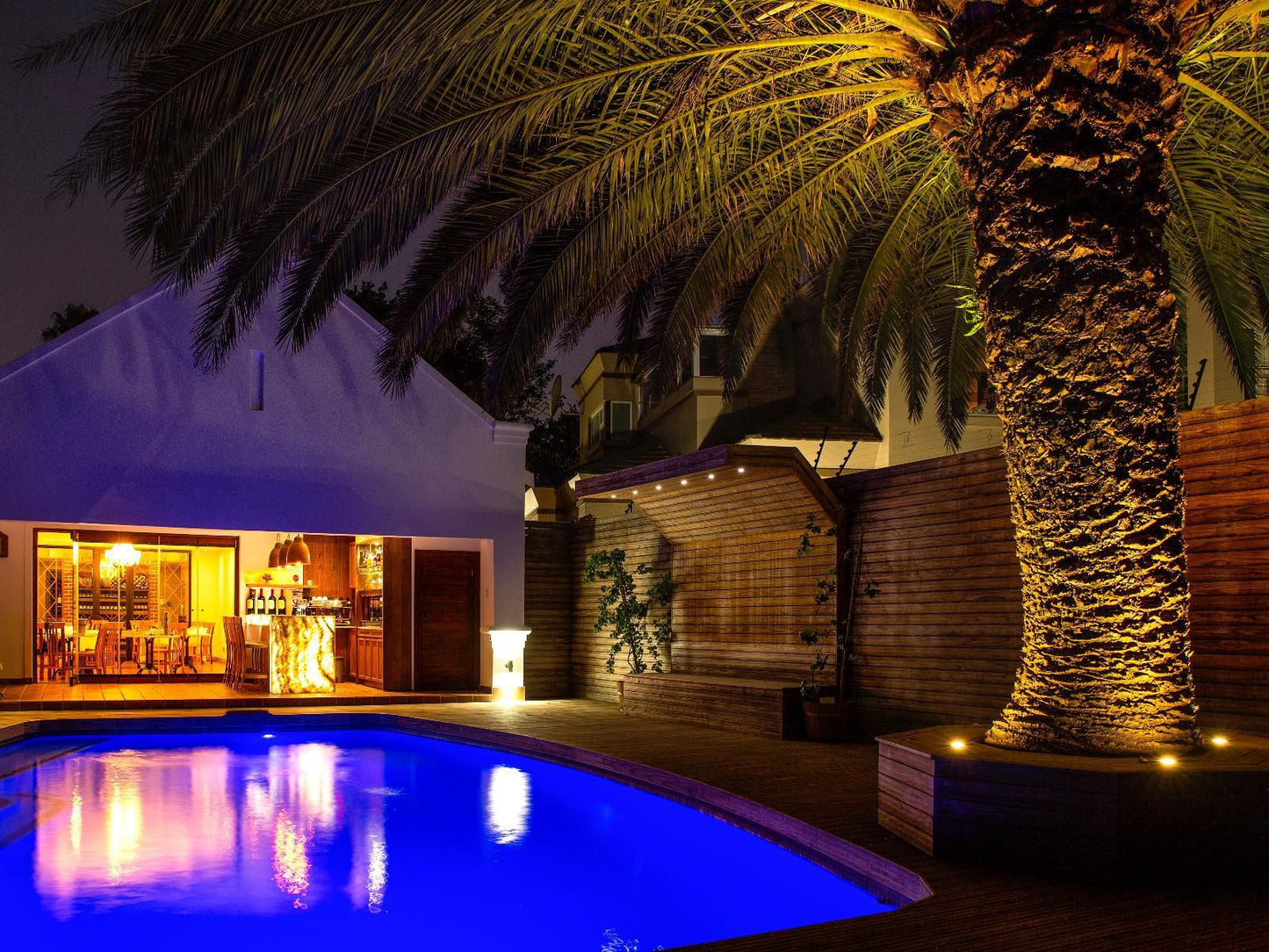 The Giglio Boutique Hotel Bedfordview Johannesburg Gauteng South Africa Complementary Colors, House, Building, Architecture, Palm Tree, Plant, Nature, Wood, Swimming Pool