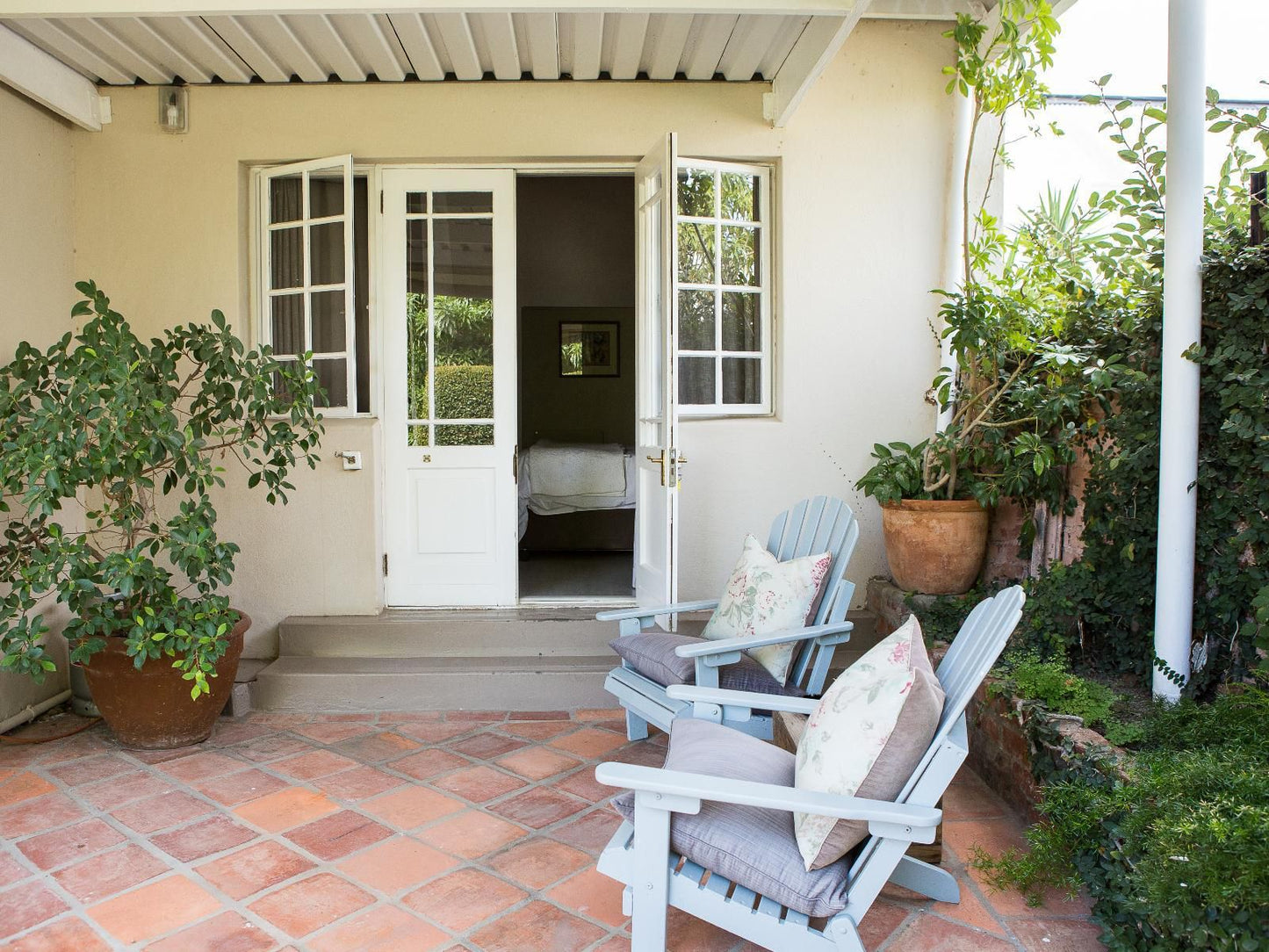 The Habit Guesthouse, Room 4 Standard King/Twin Room, Door, Architecture, House, Building, Garden, Nature, Plant, Living Room