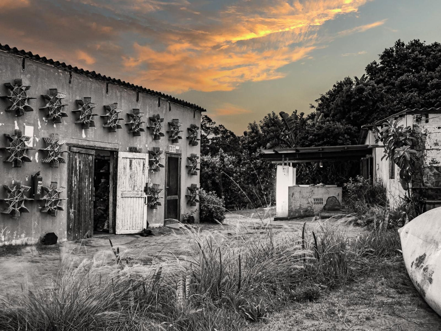 The Hatchery, Selective Color, House, Building, Architecture