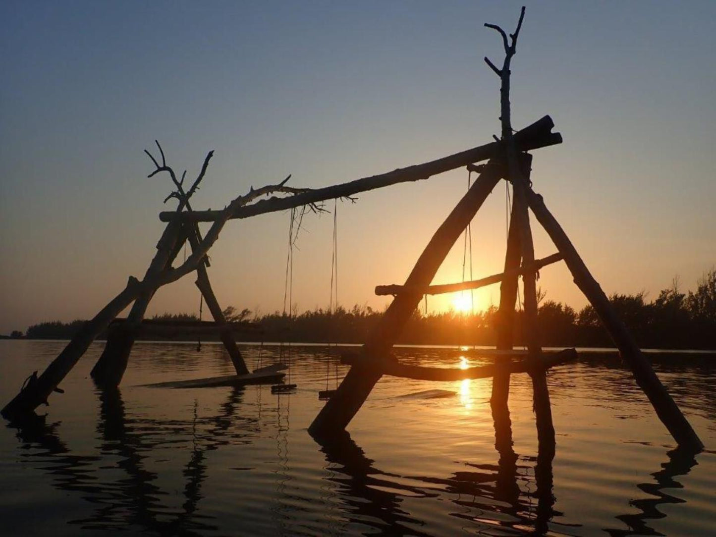 The Hatchery, Silhouette, Sunset, Nature, Sky