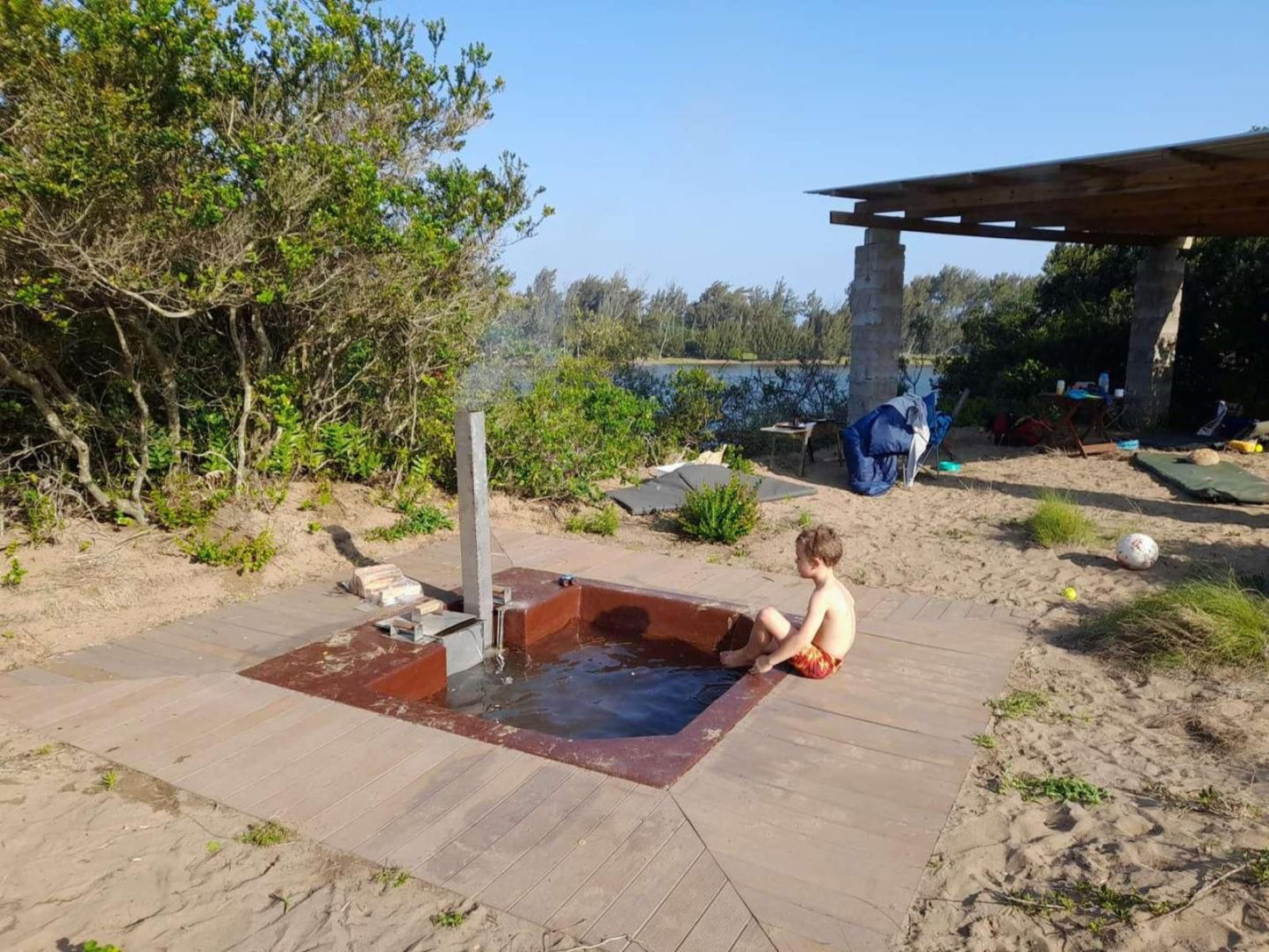 The Hatchery, BYO Overlander Camp, Beach, Nature, Sand, Palm Tree, Plant, Wood, Swimming Pool, Person