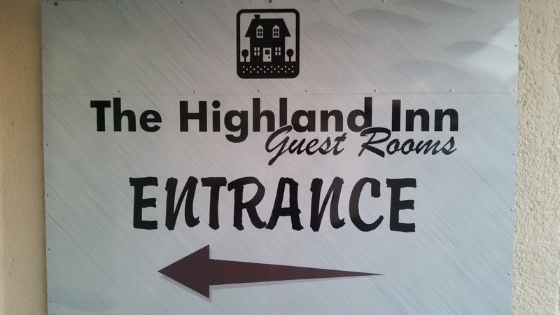The Highland Inn Bethlehem Free State South Africa Unsaturated, Sign, Text
