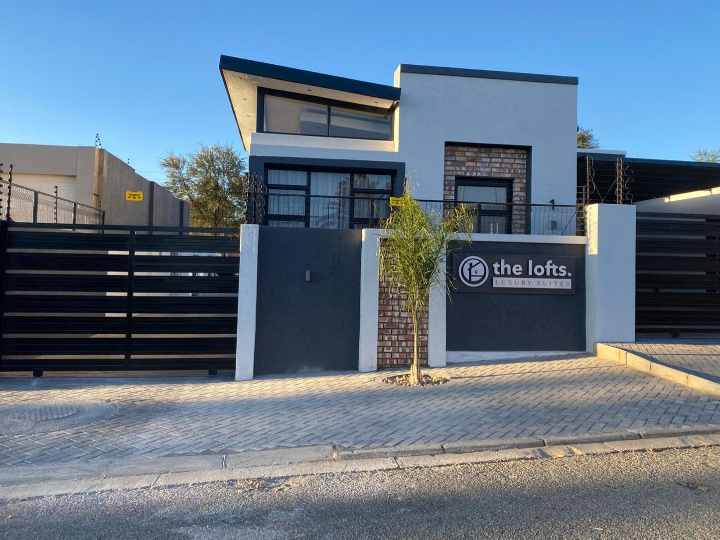 The Lofts Luxury Suites, House, Building, Architecture, Shipping Container, Sign