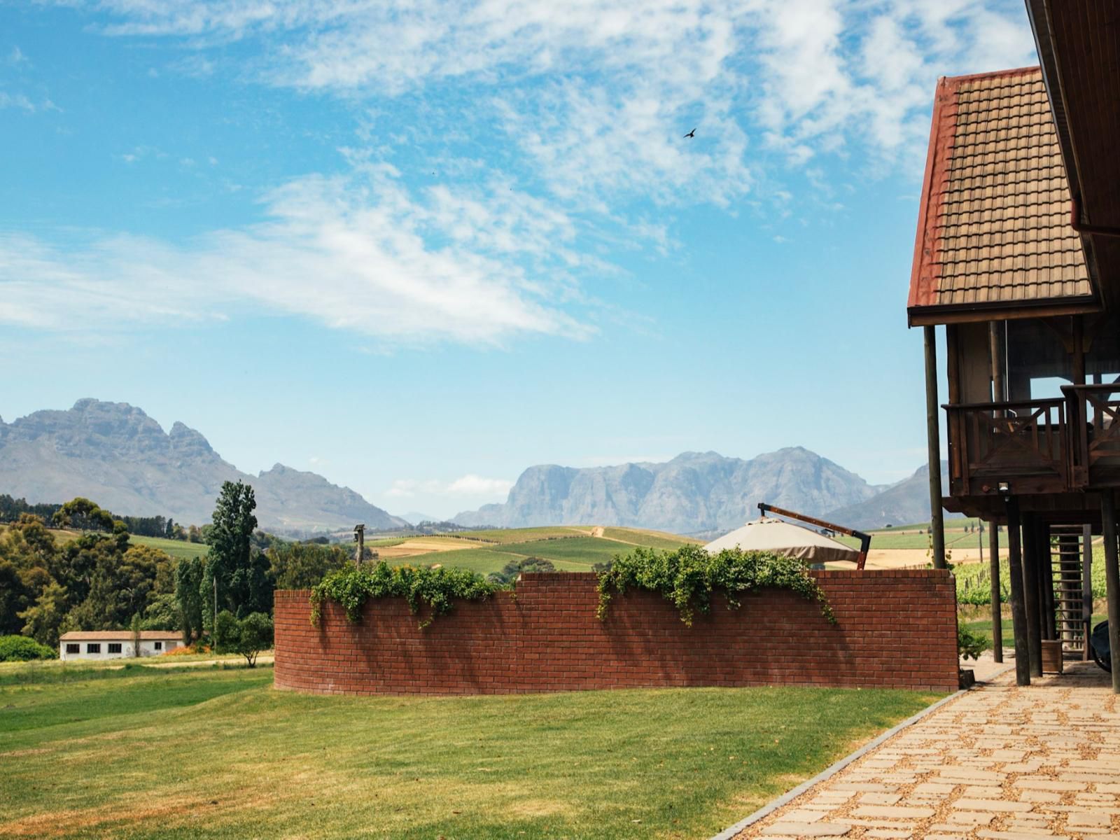 The Log Cabin Devonvallei Stellenbosch Western Cape South Africa Complementary Colors, Mountain, Nature