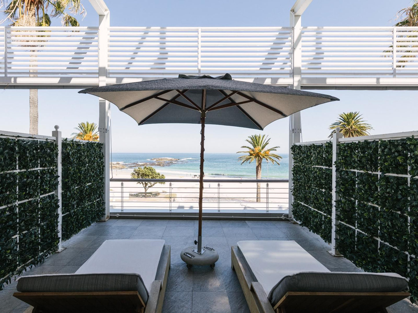 The Marly Boutique Hotel Camps Bay Cape Town Western Cape South Africa Balcony, Architecture, Beach, Nature, Sand, Palm Tree, Plant, Wood, Framing, Swimming Pool