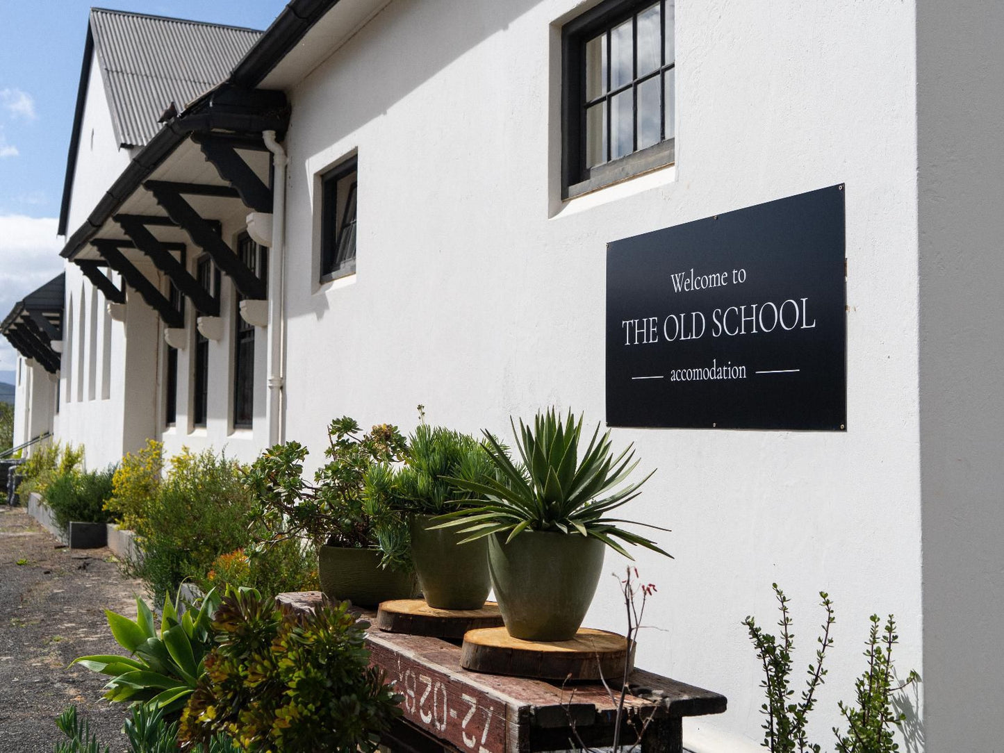 The Old School Mcgregor, Half Timbered House, Building, Architecture, House, Sign, Window