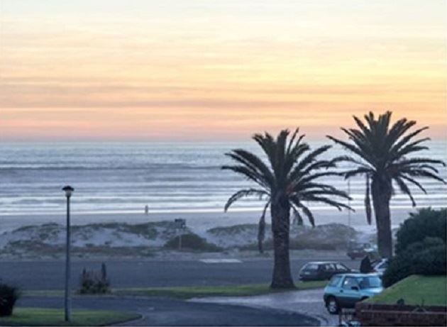 The Palms Melkbosstrand Cape Town Western Cape South Africa Beach, Nature, Sand, Palm Tree, Plant, Wood, Framing, Ocean, Waters, Sunset, Sky