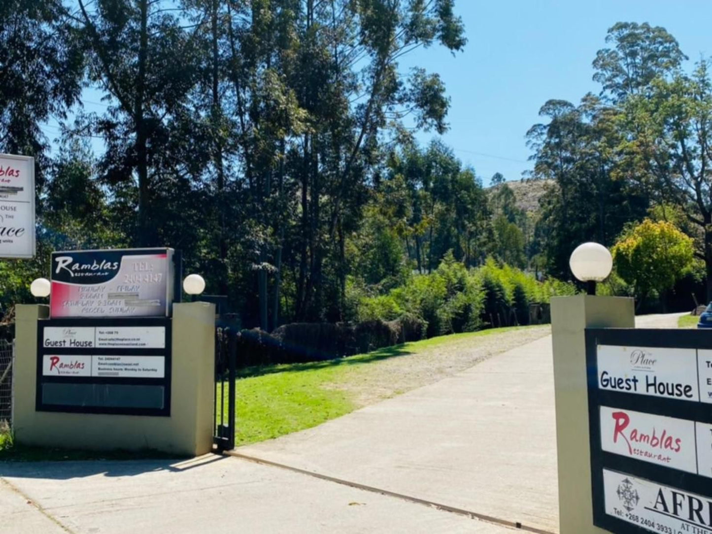 The Place - Guest House, Petrol Station, Sign