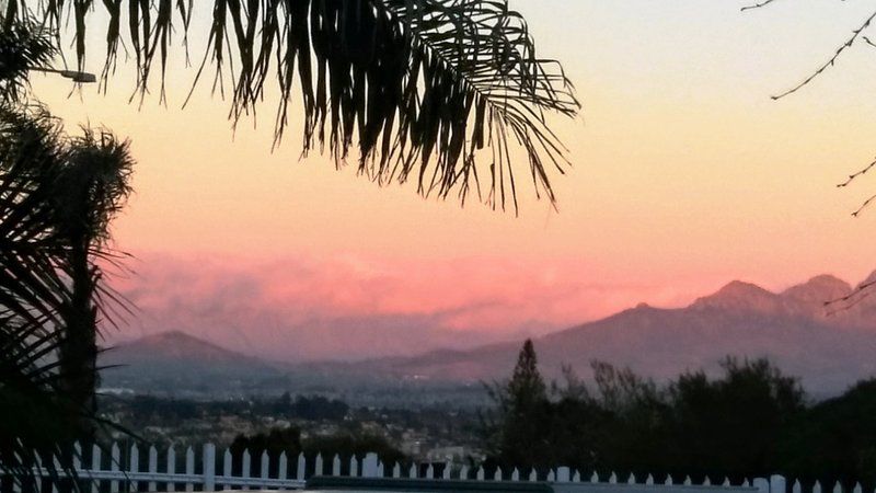 The Pomegranate Durbanville Hills Cape Town Western Cape South Africa Mountain, Nature, Palm Tree, Plant, Wood, Sky, Volcano, Clouds, Framing, Sunset