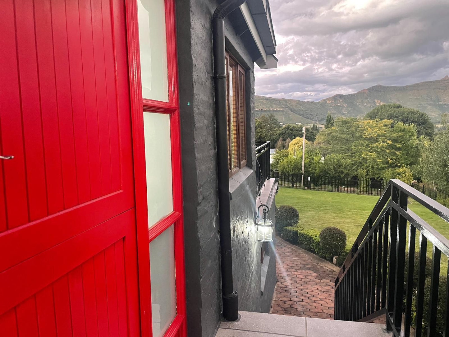 The Red Door Clarens Clarens Free State South Africa Door, Architecture, House, Building, Highland, Nature