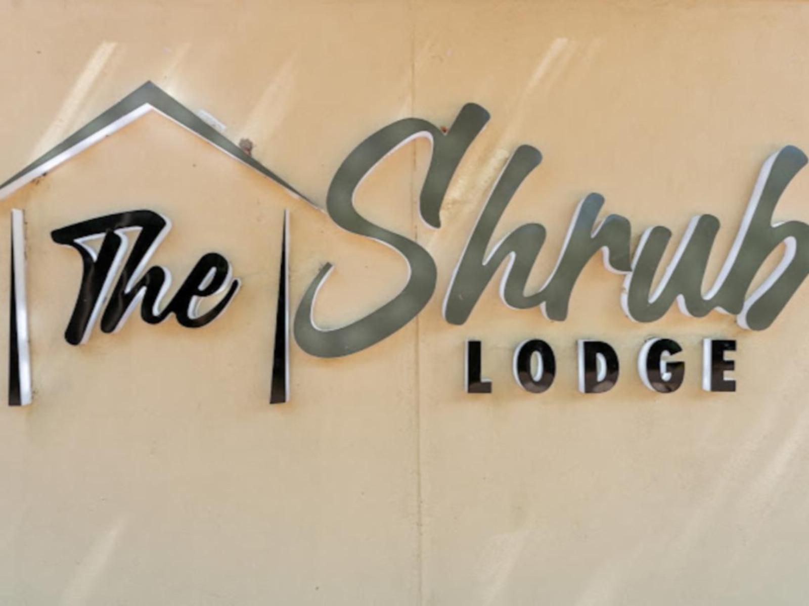 The Shrub Lodge, Sign, Text