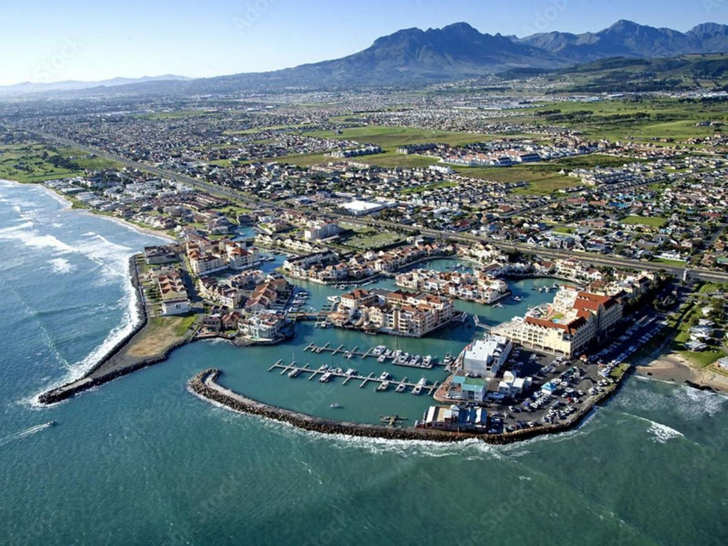 The Boardwalk Accomodation Gordons Bay Western Cape South Africa Beach, Nature, Sand, Harbor, Waters, City, Island, Aerial Photography, Architecture, Building