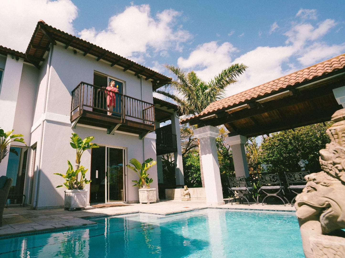 The Cape Bali Camps Bay Cape Town Western Cape South Africa House, Building, Architecture, Palm Tree, Plant, Nature, Wood, Swimming Pool