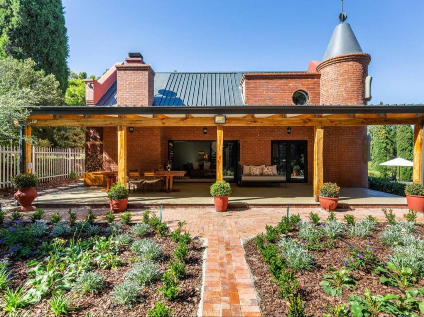 Orchard Cottage At Devon Castle Stellenbosch Western Cape South Africa Complementary Colors, House, Building, Architecture, Brick Texture, Texture, Garden, Nature, Plant