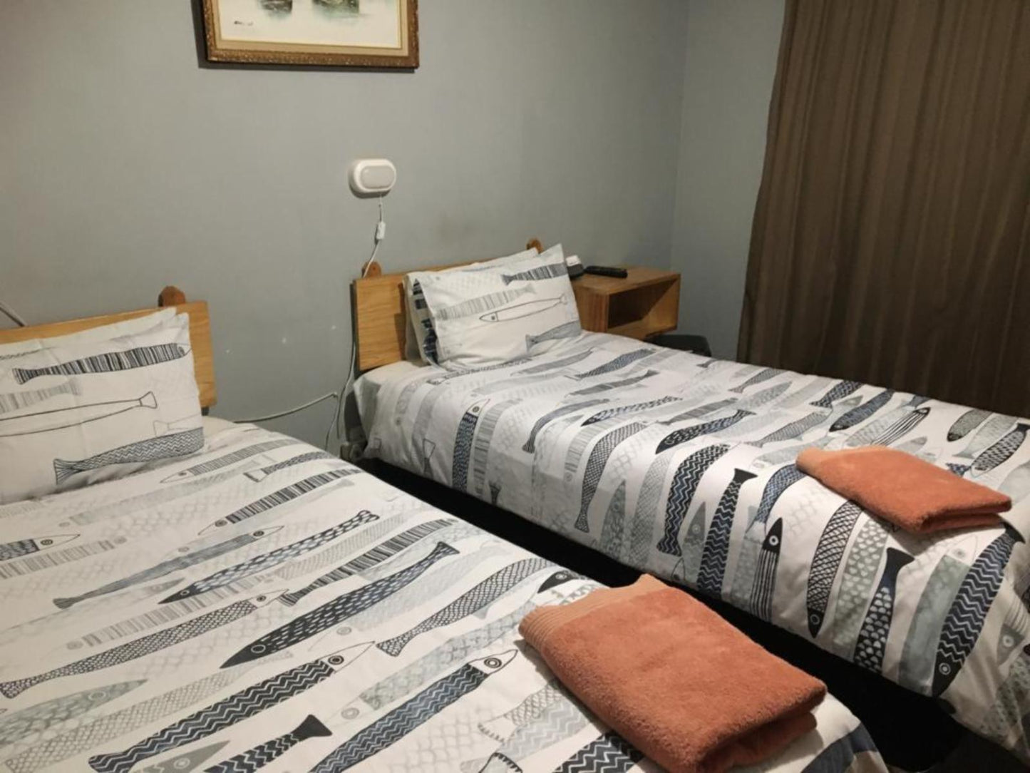 2 x Single Beds Room 5 @ The Lighthouse Guesthouse