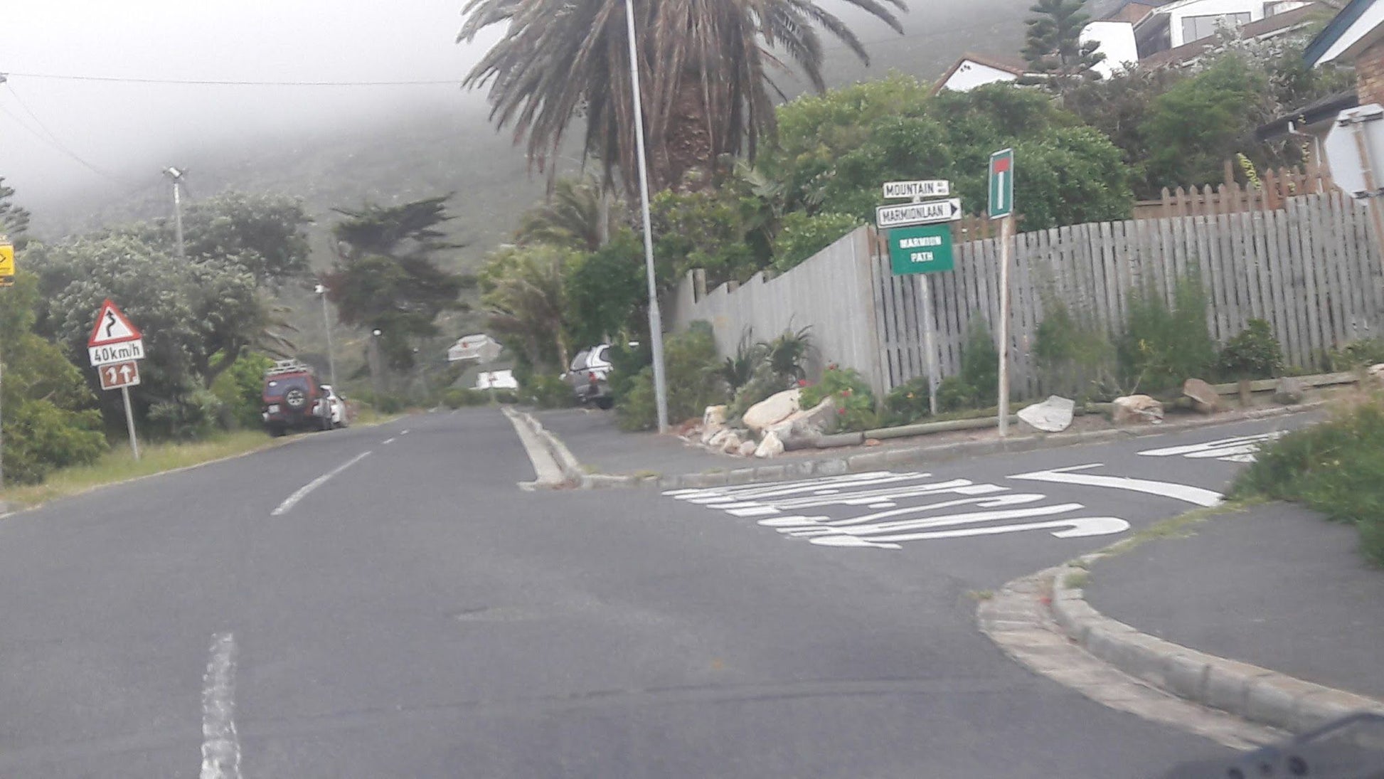 The Mountain House Clovelly Cape Town Western Cape South Africa Colorless, Palm Tree, Plant, Nature, Wood, Sign, Text, Street