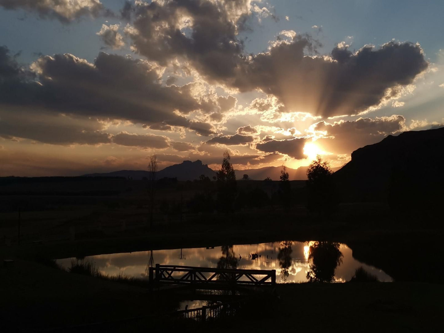 The Old Hatchery Mountain Retreat And Waterfall Restaurant And Pub Underberg Kwazulu Natal South Africa Sky, Nature, Sunset