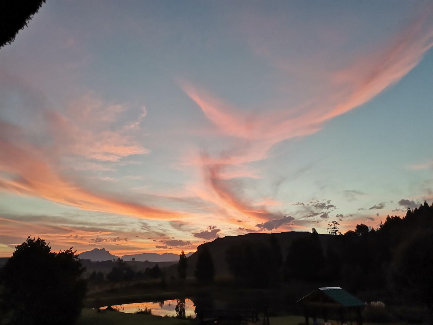 The Old Hatchery Mountain Retreat And Waterfall Restaurant And Pub Underberg Kwazulu Natal South Africa Sky, Nature, Sunset