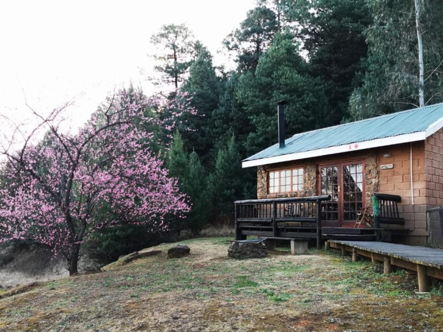 The Old Hatchery Mountain Retreat And Waterfall Restaurant And Pub Underberg Kwazulu Natal South Africa Cabin, Building, Architecture