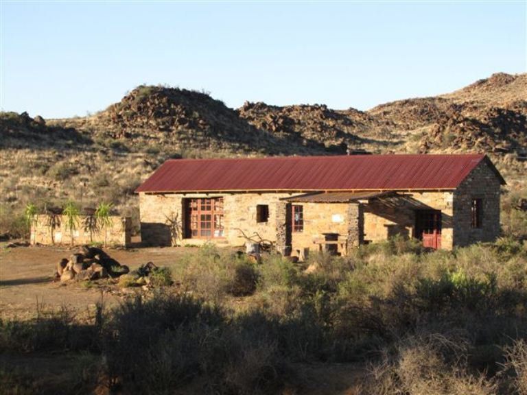 The Old Stone Shed Carnarvon Northern Cape South Africa Building, Architecture, Cabin, Cactus, Plant, Nature, Desert, Sand