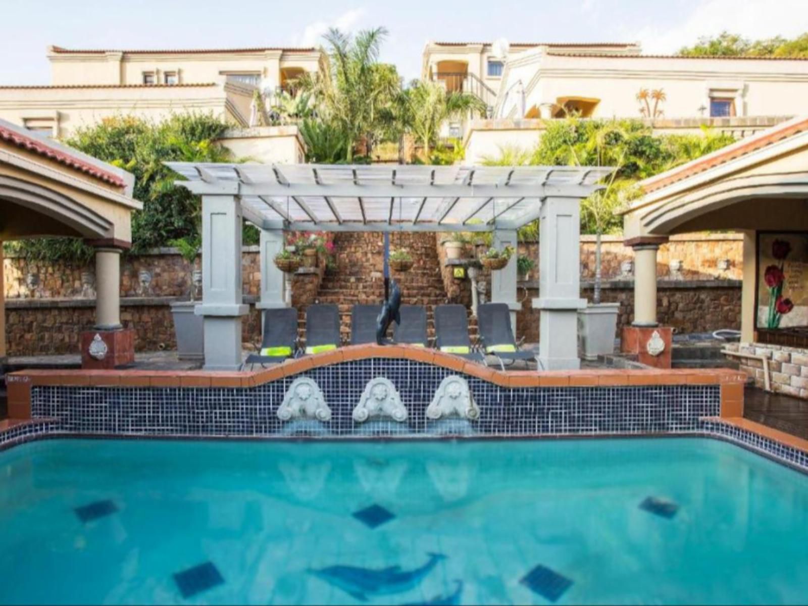 The Royal Palm Bed And Breakfast Ohrigstad Limpopo Province South Africa Complementary Colors, Balcony, Architecture, House, Building, Palm Tree, Plant, Nature, Wood, Garden, Swimming Pool