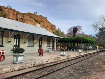 The Station Calitzdorp Calitzdorp Western Cape South Africa Train, Vehicle, Railroad, Railway Station, Architecture, Building