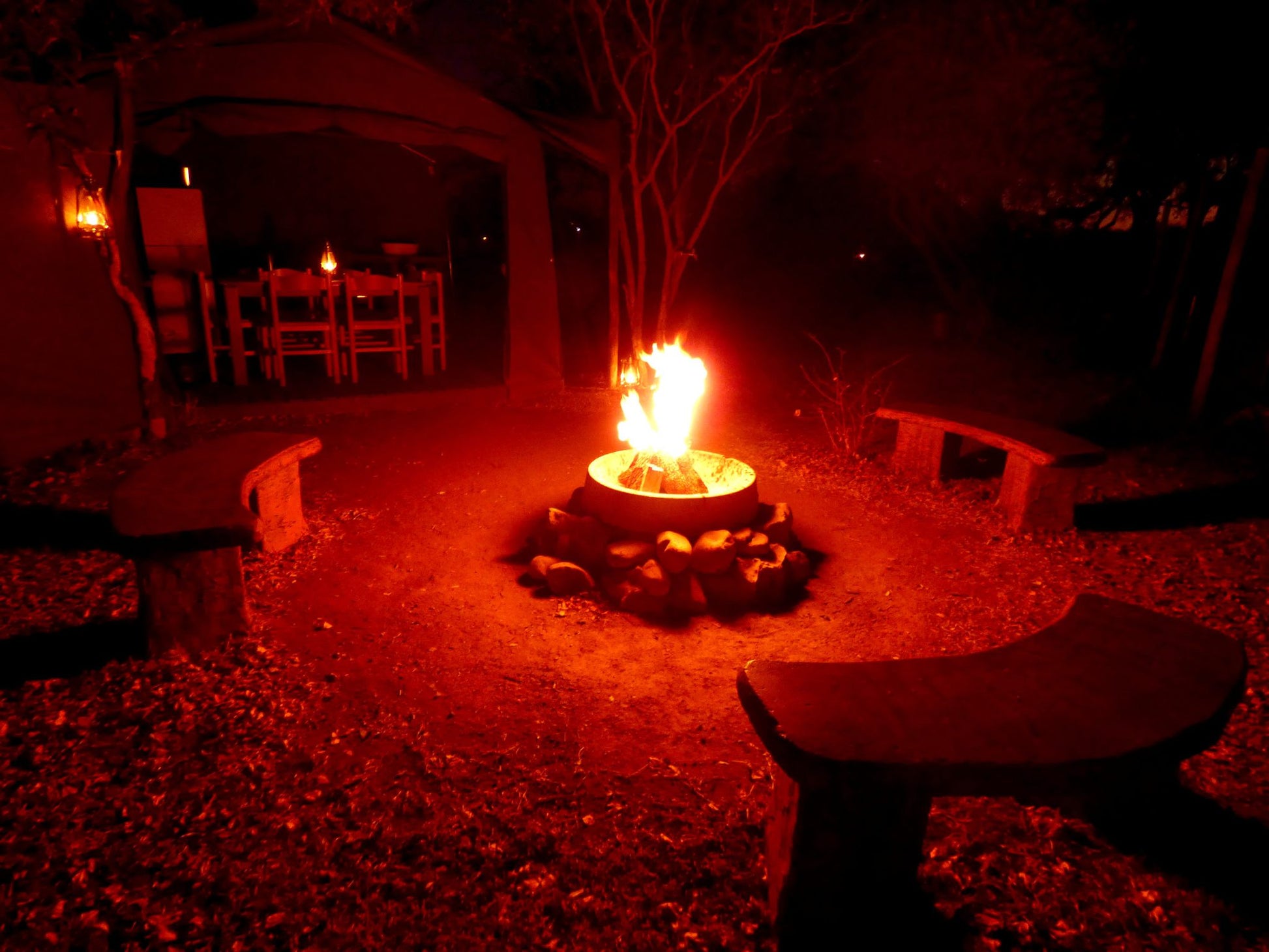 Thorn Tree Bush Camp Accommodation Dinokeng Game Reserve Gauteng South Africa Colorful, Fire, Nature