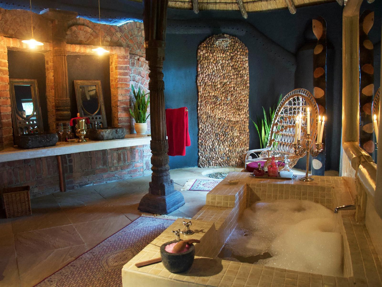 Timamoon Lodge Hazyview Mpumalanga South Africa Fireplace, Sauna, Wood