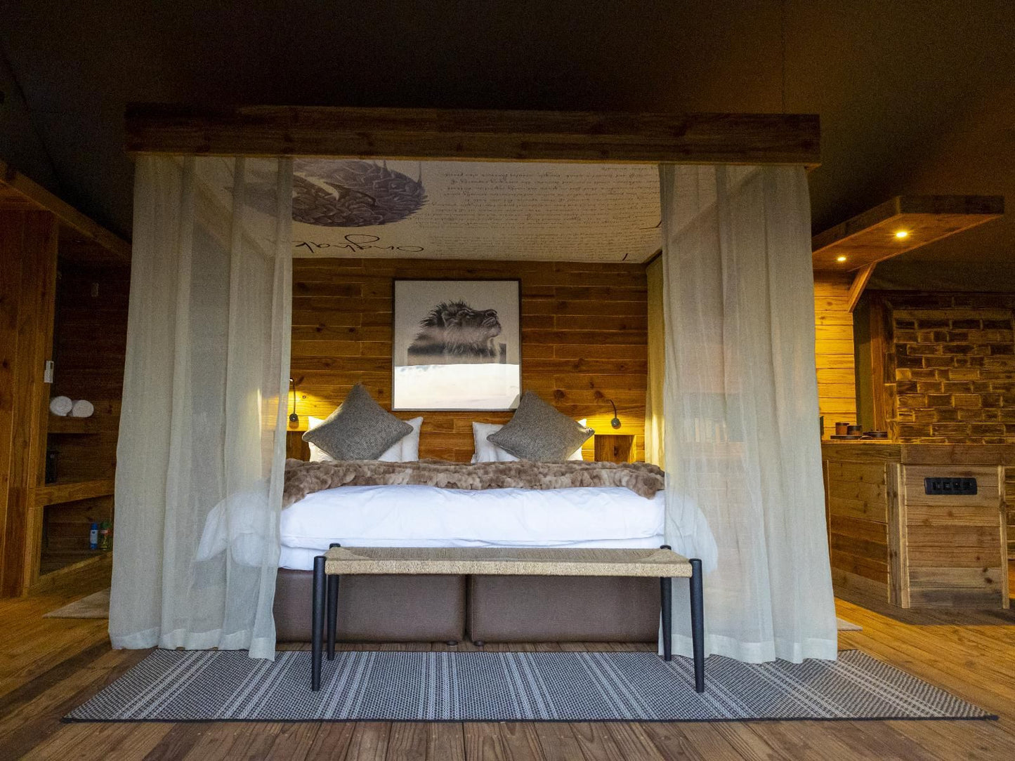 Timbila Safari Lodge, Luxury Tented Suite, Bedroom