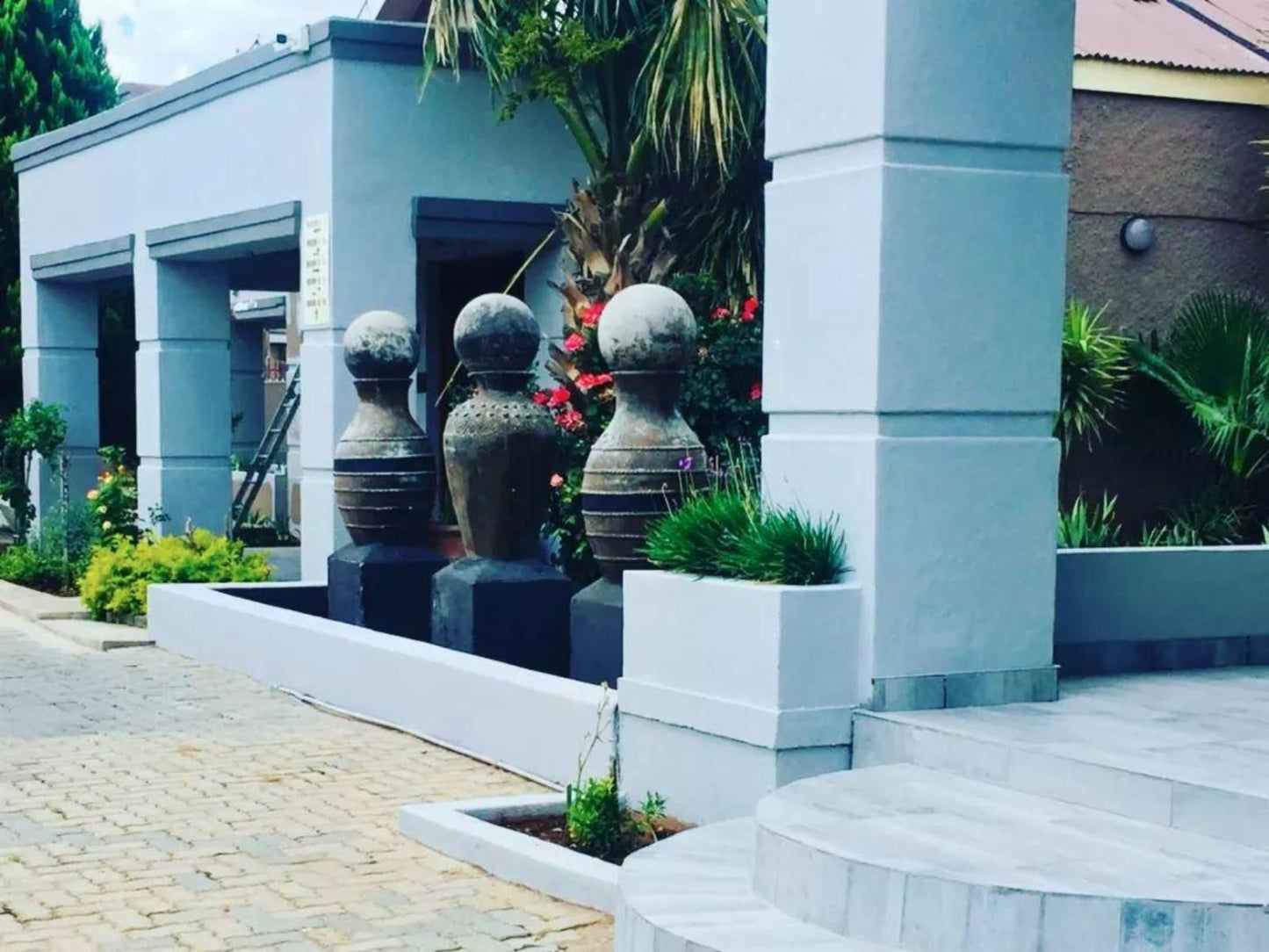 Times Premier Town Lodge Vryburg North West Province South Africa House, Building, Architecture, Palm Tree, Plant, Nature, Wood, Statue, Art