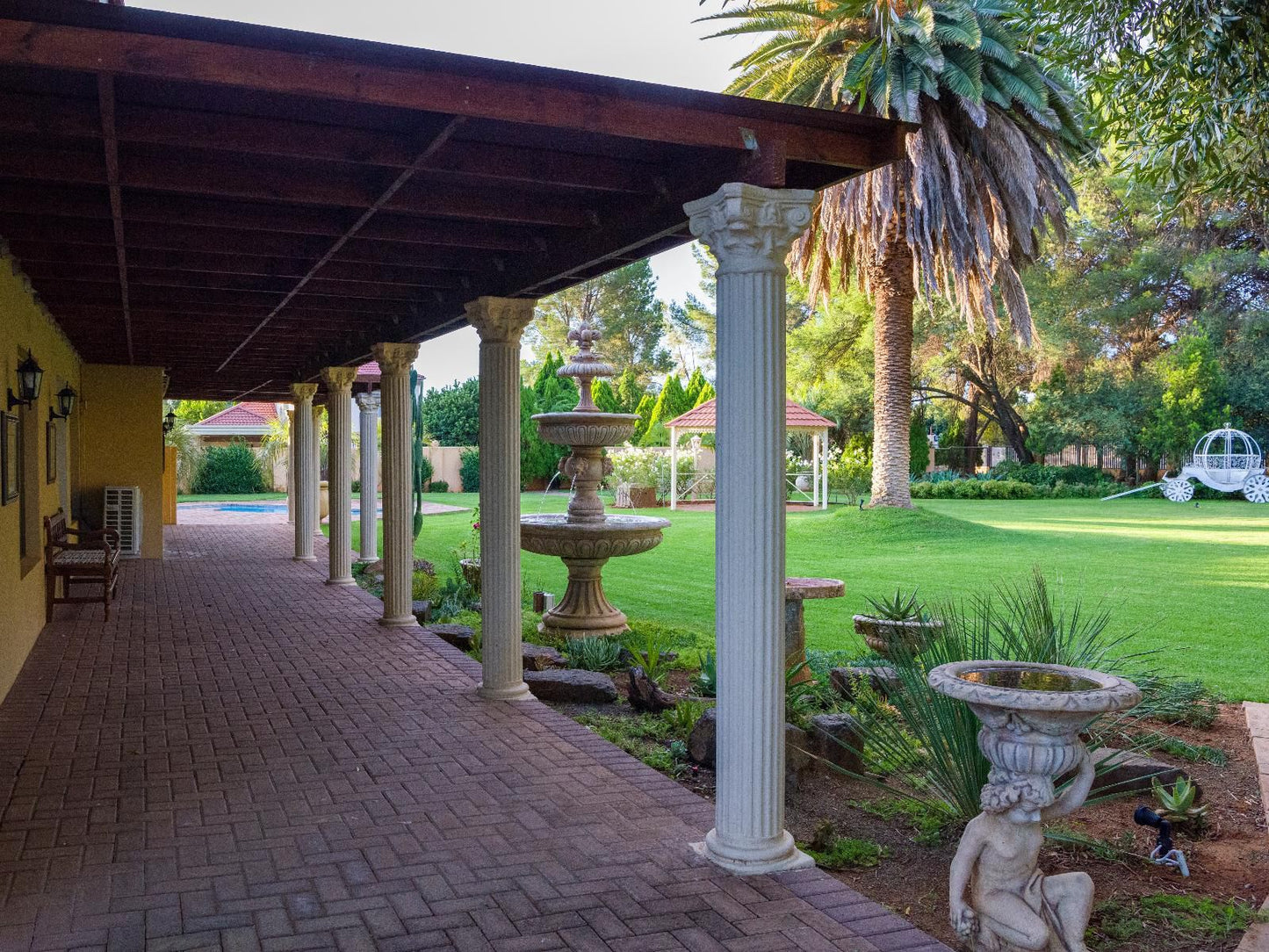 Toscana Estate Spitskop Bloemfontein Free State South Africa Palm Tree, Plant, Nature, Wood, Pavilion, Architecture, Garden