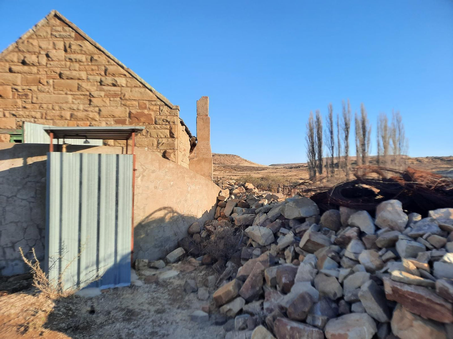 Transkaroo Adventures Noupoort Northern Cape South Africa Complementary Colors, Ruin, Architecture