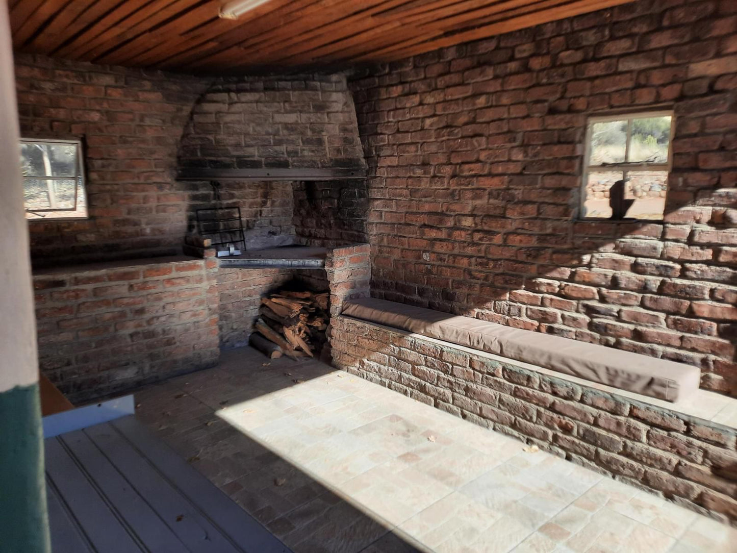 Transkaroo Adventures Noupoort Northern Cape South Africa Cabin, Building, Architecture, Fireplace, Wall, Brick Texture, Texture