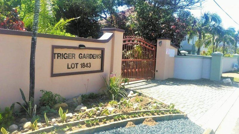 Triger Gardens 3 Manaba Beach Margate Kwazulu Natal South Africa House, Building, Architecture, Palm Tree, Plant, Nature, Wood, Sign, Text, Garden