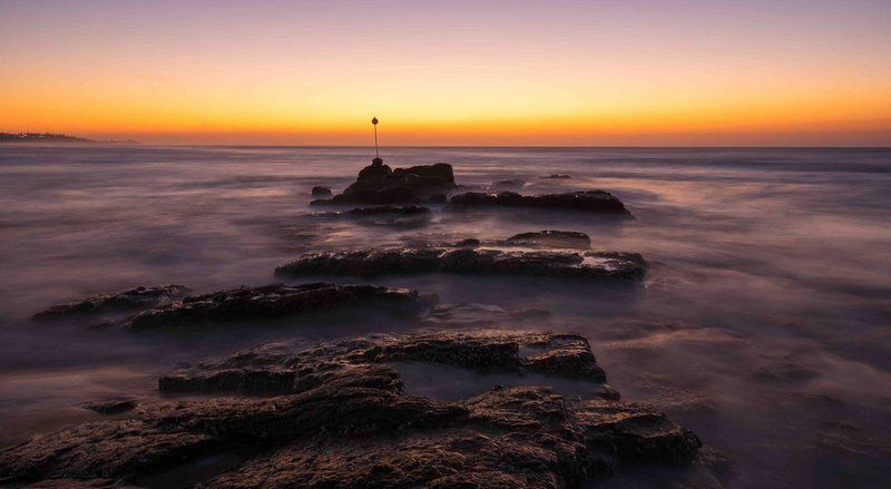 True Horizon Illovo Beach Kingsburgh Kwazulu Natal South Africa Beach, Nature, Sand, Tower, Building, Architecture, Ocean, Waters, Sunset, Sky